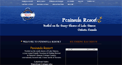Desktop Screenshot of peninsularesort.net